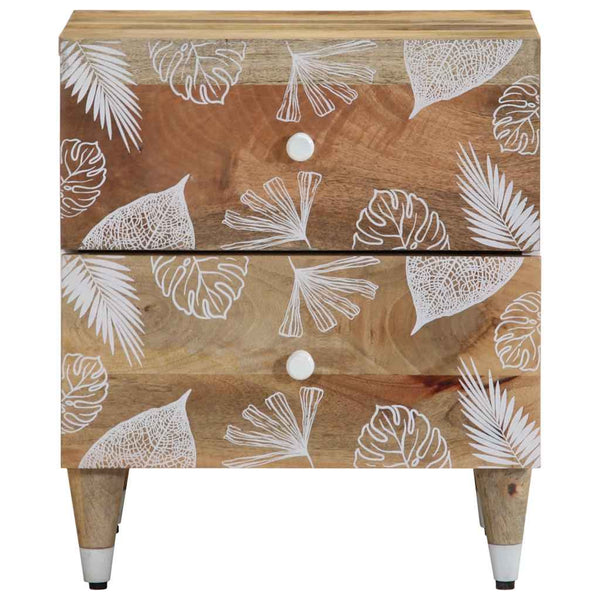 Nachttisch Mango Massivholz 40x33,5x46 cm