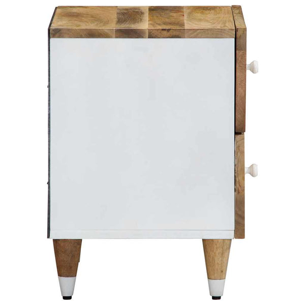 Nachttisch Mango Massivholz 40x33,5x46 cm
