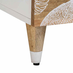 Nachttisch Mango Massivholz 40x33,5x46 cm