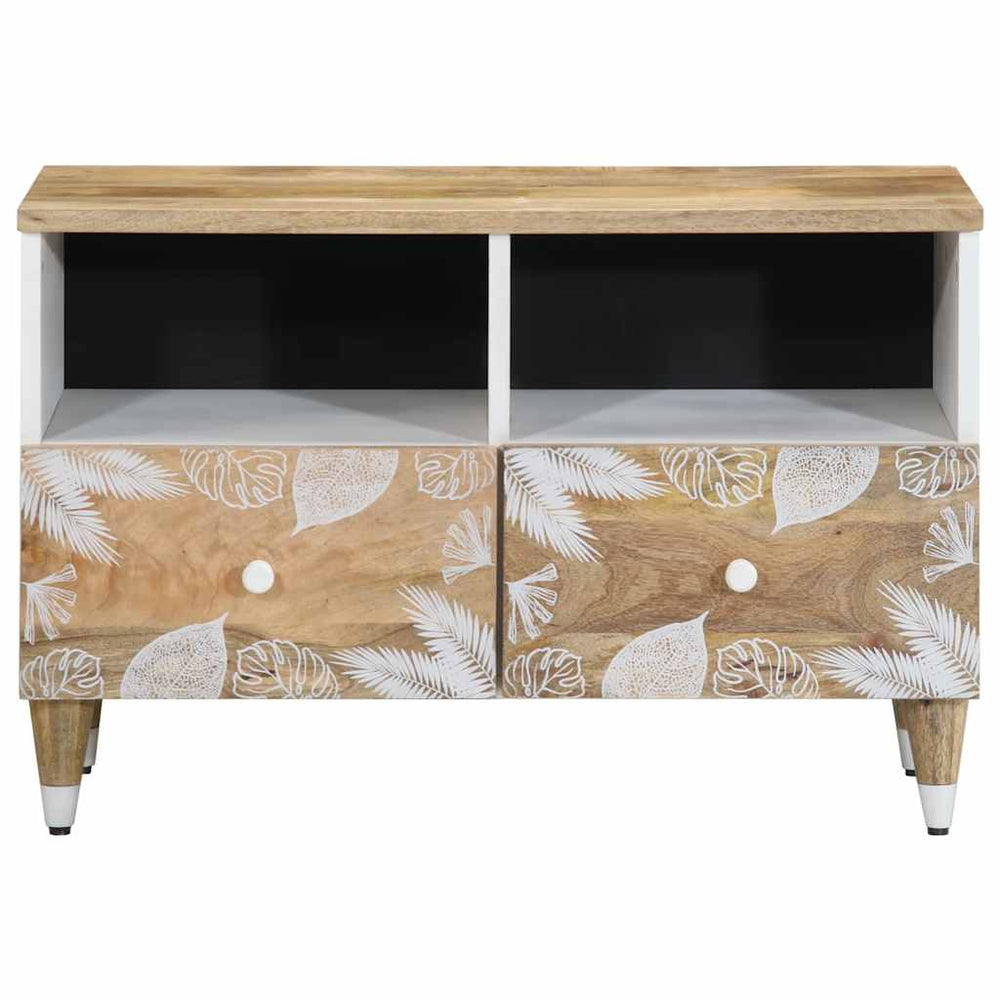 Meuble TV vidaXL 70x33,5x46 cm Bois de manguier massif