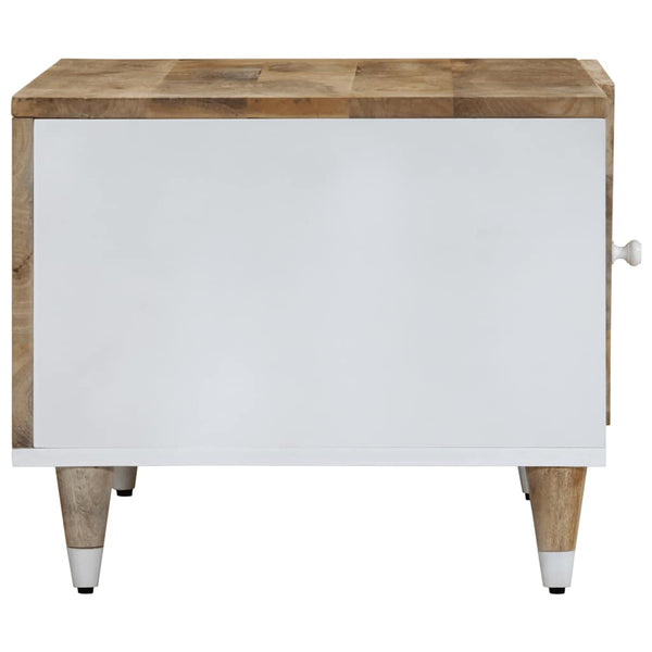 Couchtisch Mango Massivholz 80x50 cm