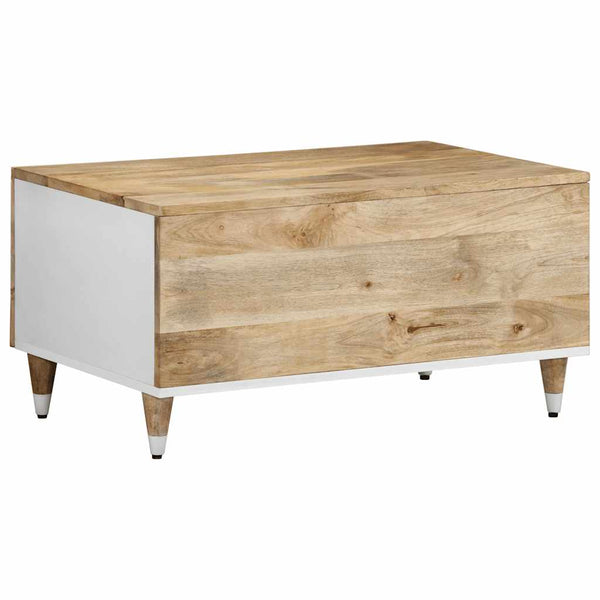 Couchtisch Mango Massivholz 80x50 cm