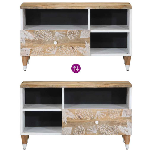 TV-Schrank Mango Massivholz 80cm