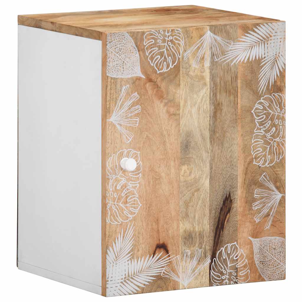 Mango Massivholz Bad-Hängeschrank, 38 cm