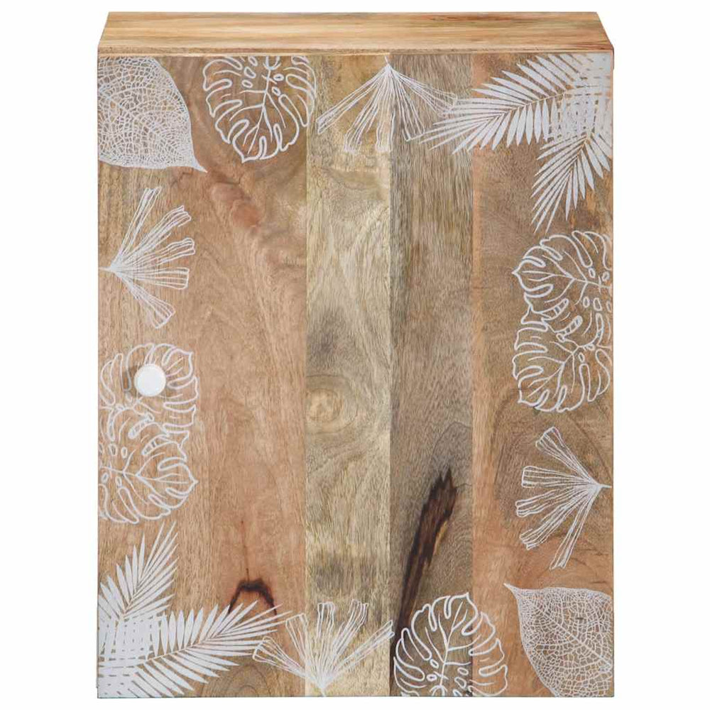 Mango Massivholz Bad-Hängeschrank, 38 cm