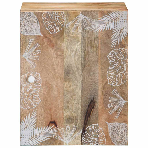 Mango Massivholz Bad-Hängeschrank, 38 cm