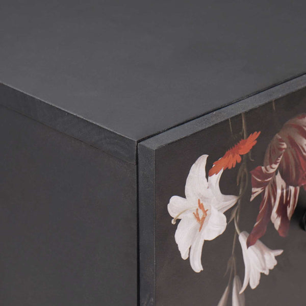 Mehrfarbiger Stauraumschrank Mango Massivholz 60x75cm