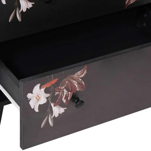 Mehrfarbiger Stauraumschrank Mango Massivholz 60x75cm