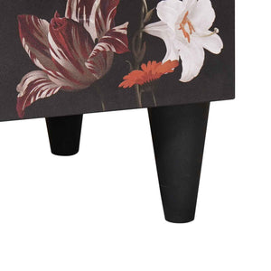 Mehrfarbiger Stauraumschrank Mango Massivholz 60x75cm