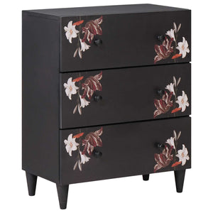 Mehrfarbiger Stauraumschrank Mango Massivholz 60x75cm