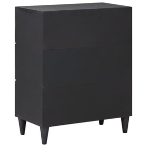 Mehrfarbiger Stauraumschrank Mango Massivholz 60x75cm