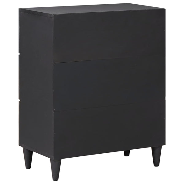 Mehrfarbiger Stauraumschrank Mango Massivholz 60x75cm