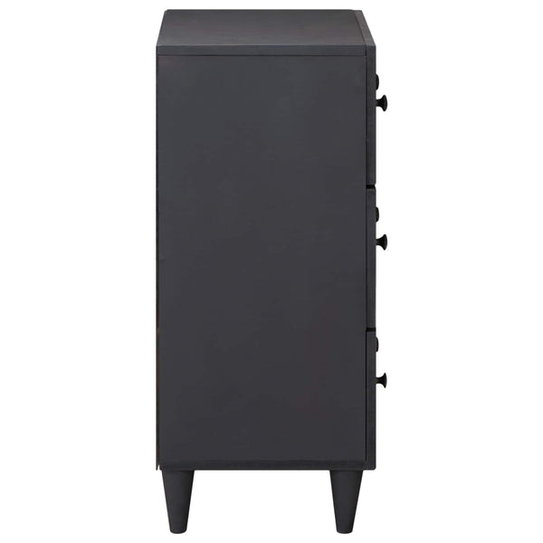 Mehrfarbiger Stauraumschrank Mango Massivholz 60x75cm