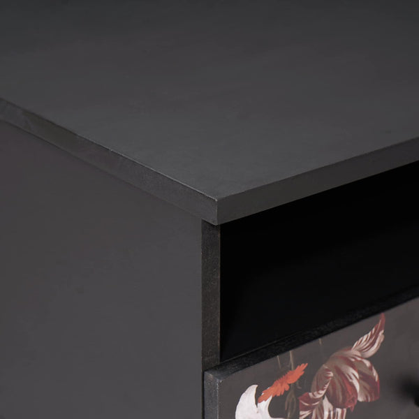 Mehrfarbiger Couchtisch Mango Massivholz 80cm