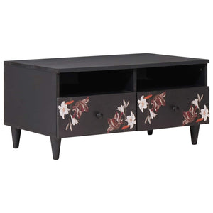 Mehrfarbiger Couchtisch Mango Massivholz 80cm