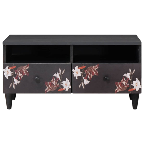 Mehrfarbiger Couchtisch Mango Massivholz 80cm