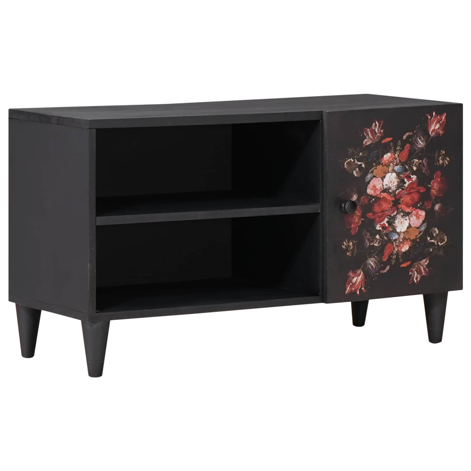 vidaXL Armoires de rangement multicolores 80 x 31,5 x 46 cm bois de manguier massif