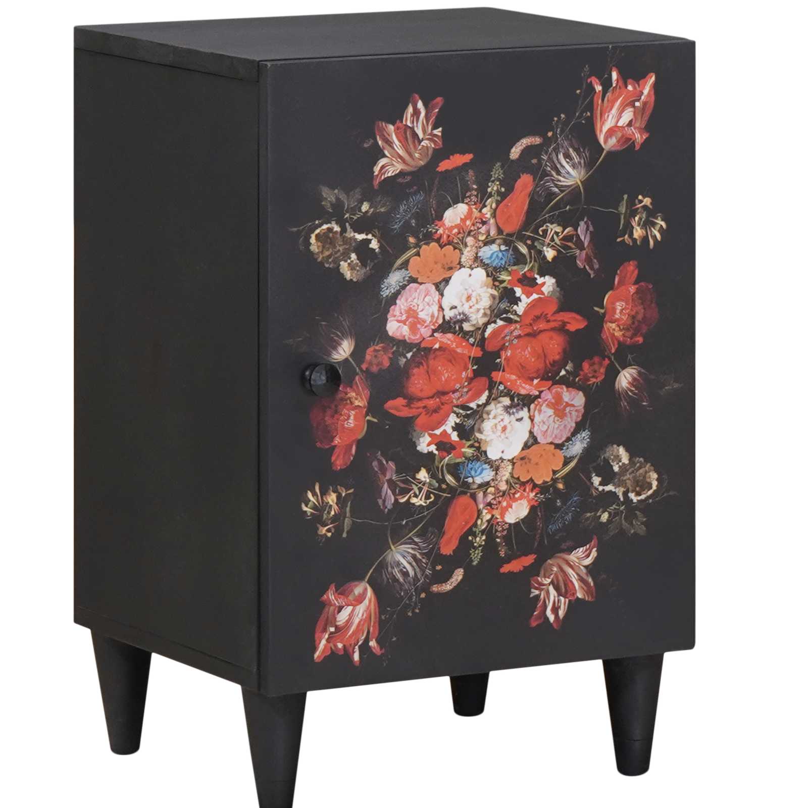 Mehrfarbiger Badezimmerschrank Mango Massivholz