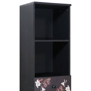 Mehrfarbiger Badezimmerschrank mit Schubladen, 160 cm