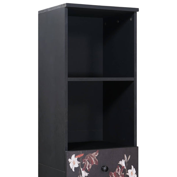 Mehrfarbiger Badezimmerschrank mit Schubladen, 160 cm