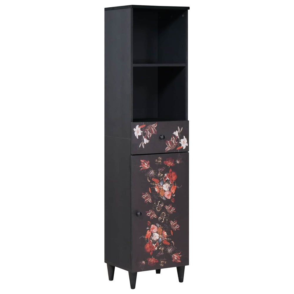 Mehrfarbiger Badezimmerschrank mit Schubladen, 160 cm