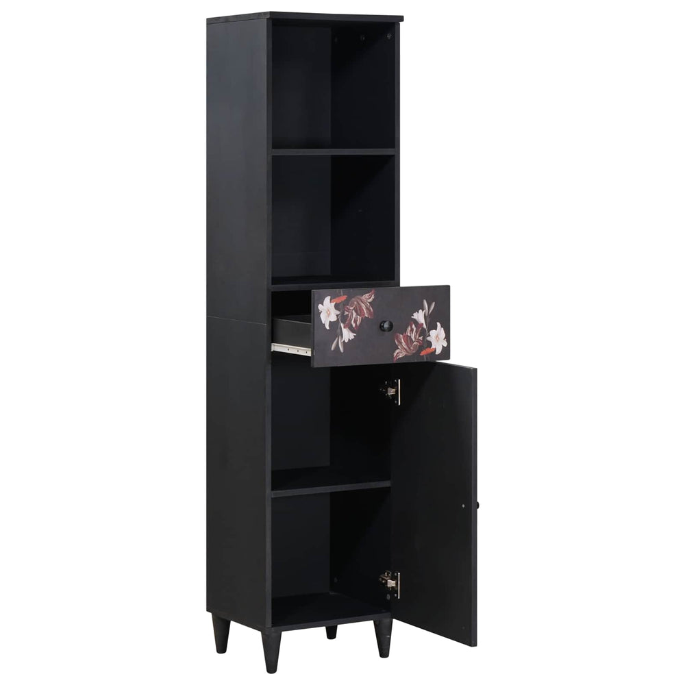 Mehrfarbiger Badezimmerschrank mit Schubladen, 160 cm