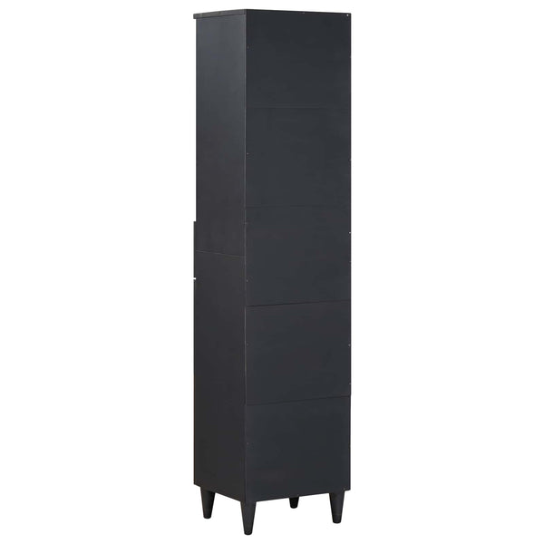Mehrfarbiger Badezimmerschrank mit Schubladen, 160 cm
