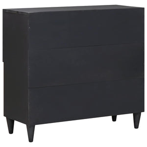 Mehrfarbiger Stauraumschrank Mango Massivholz 80cm