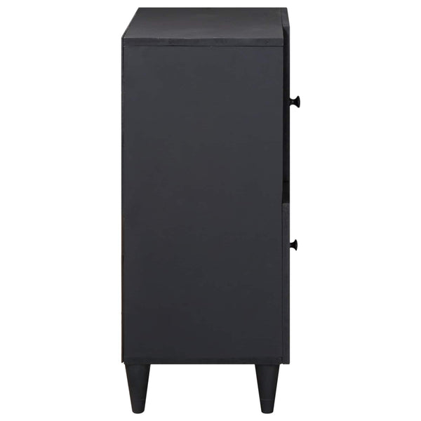 Mehrfarbiger Stauraumschrank Mango Massivholz 80cm