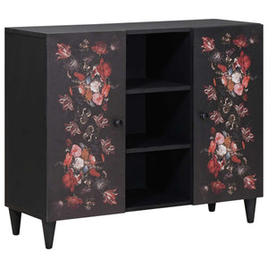 Mehrfarbiger Massivholz Mango Stauraumschrank