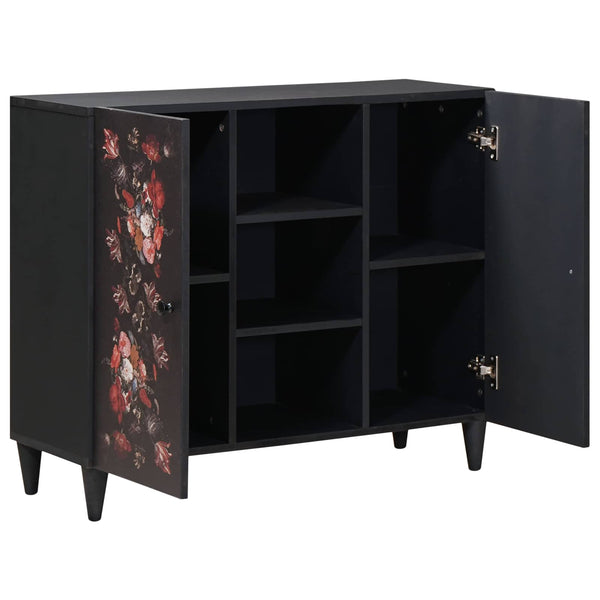 Mehrfarbiger Massivholz Mango Stauraumschrank