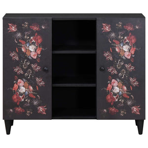 Mehrfarbiger Massivholz Mango Stauraumschrank