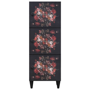 vidaXL Armoires de rangement Multicolore 40 x 33,5 x 110 cm Bois de manguier massif