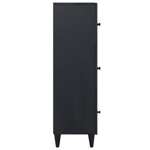 vidaXL Armoires de rangement Multicolore 40 x 33,5 x 110 cm Bois de manguier massif