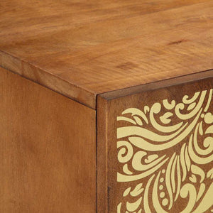 TV-Schrank Honigbraun Massivholz Mango 105 cm