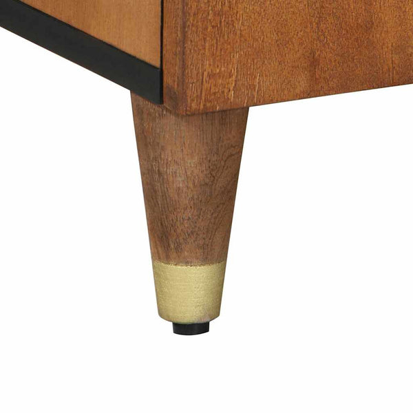 TV-Schrank Honigbraun Massivholz Mango 105 cm