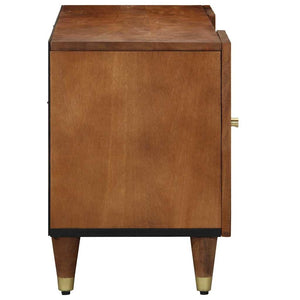 TV-Schrank Honigbraun Massivholz Mango 105 cm