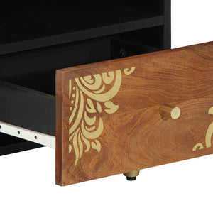 Couchtisch Honigbraun Mango Massivholz 80x54 cm