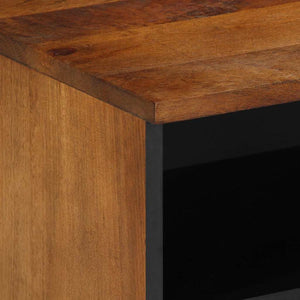 vidaXL Meuble TV marron miel 100 x 33 x 46 cm bois de manguier massif