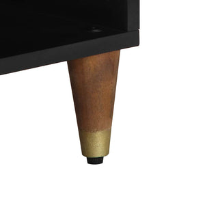 TV-Schrank Honigbraun Mango Massivholz 80 cm