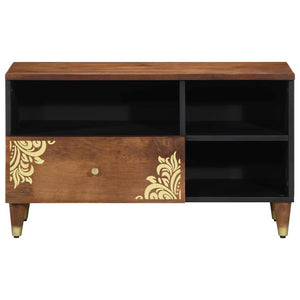 TV-Schrank Honigbraun Mango Massivholz 80 cm