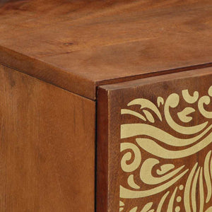 Sideboard Braun Mango Massivholz 40x75 cm