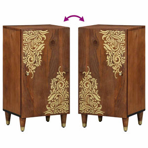 Sideboard Braun Mango Massivholz 40x75 cm