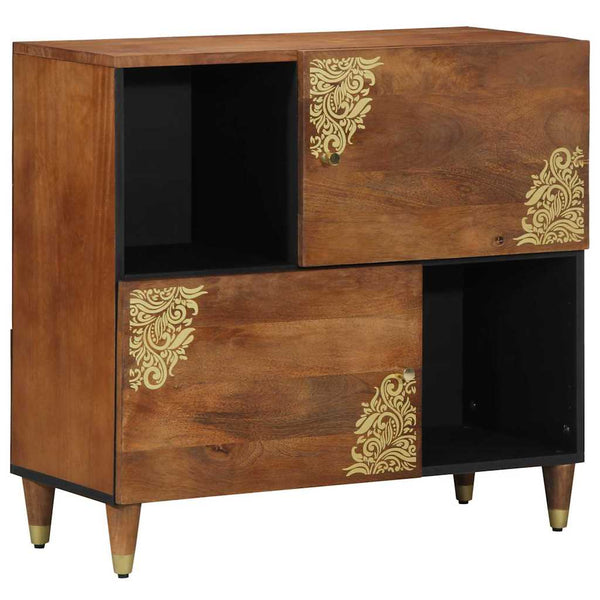 Sideboard Braun Mango Massivholz 80x75 cm