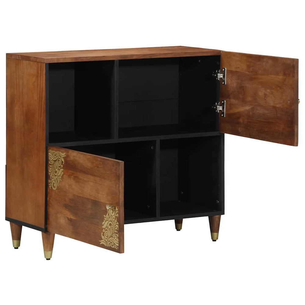 Sideboard Braun Mango Massivholz 80x75 cm