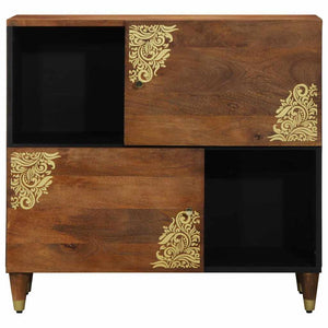 Sideboard Braun Mango Massivholz 80x75 cm