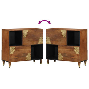 Sideboard Braun Mango Massivholz 80x75 cm