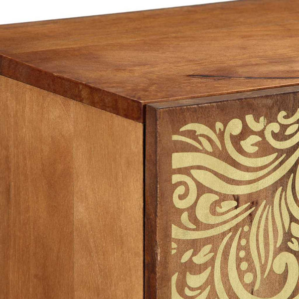 Sideboard Braun Mango Massivholz 90x75 cm
