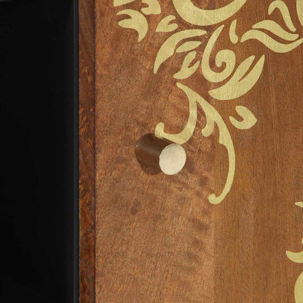 Sideboard Braun Mango Massivholz 90x75 cm