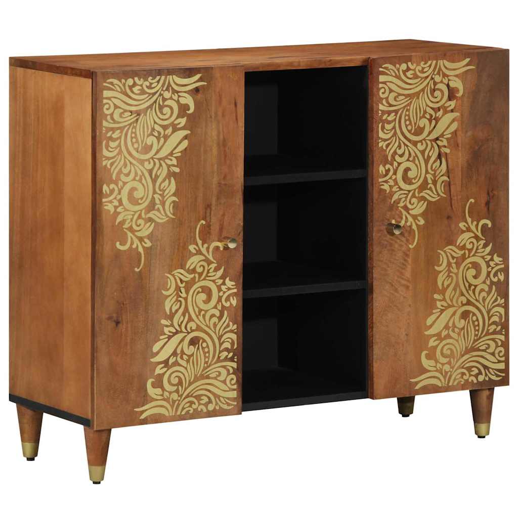 Sideboard Braun Mango Massivholz 90x75 cm